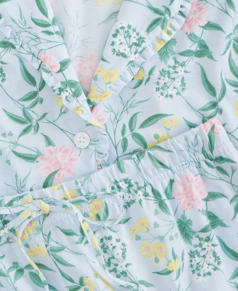 Charter Club Women's Printed Short-Sleeve Pajama Set, Macy's Exclusive