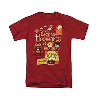 Harry Potter Men's Back To Hogwarts Platform 9 34 Chibis T Shirt