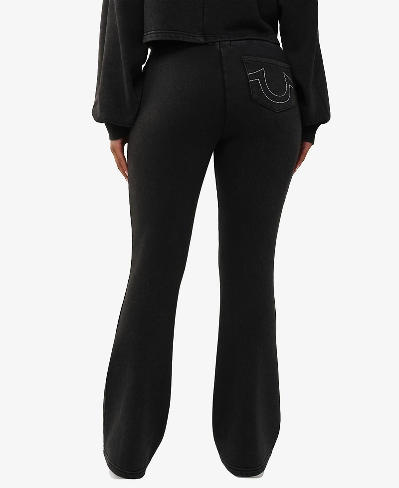 True Religion Women's Washed Herritage Bootcut Pants