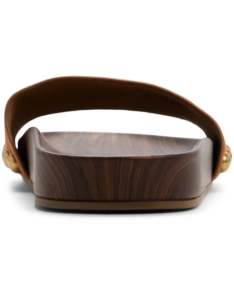 Aldo Women's Rooted Footbed Slip-On Flat Sandals