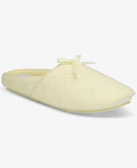Charter Club Women's Eyelet Round-Toe Slippers, Macy's Exclusive