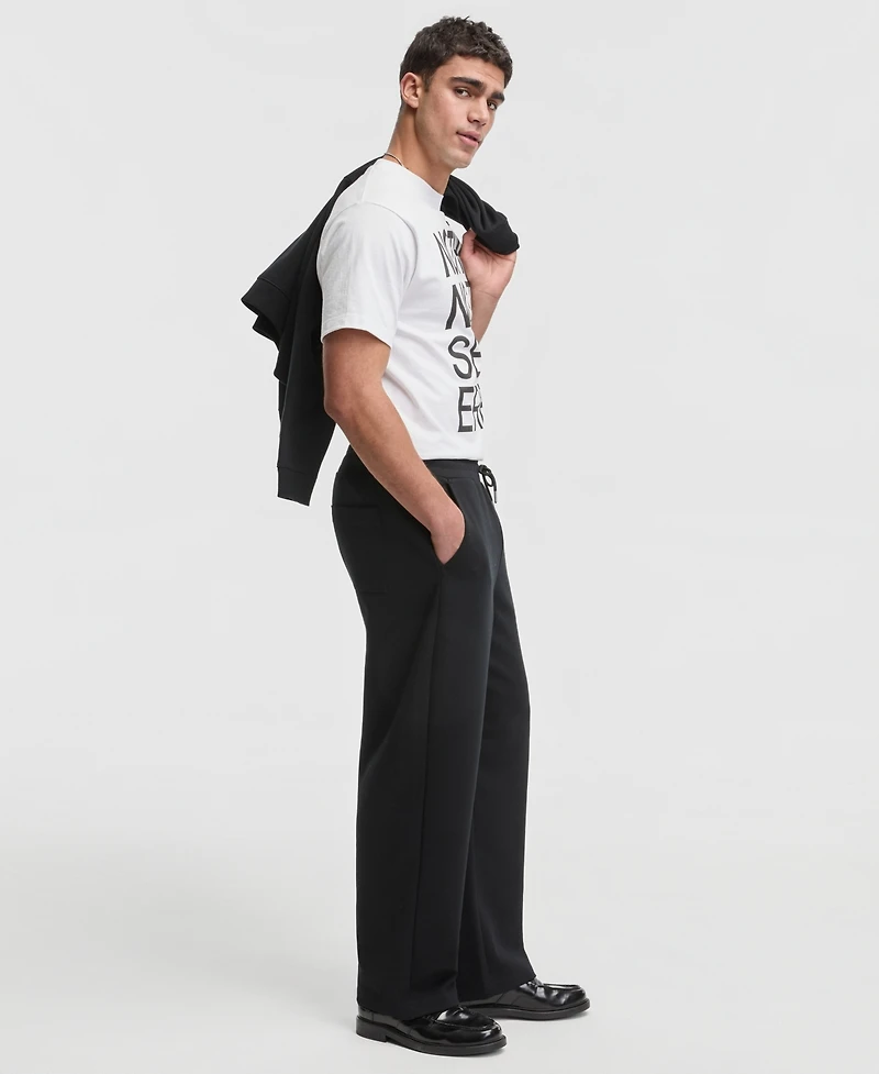 Mode of One Men's Relaxed-Fit Wide Sweatpants, Macy's Exclusive