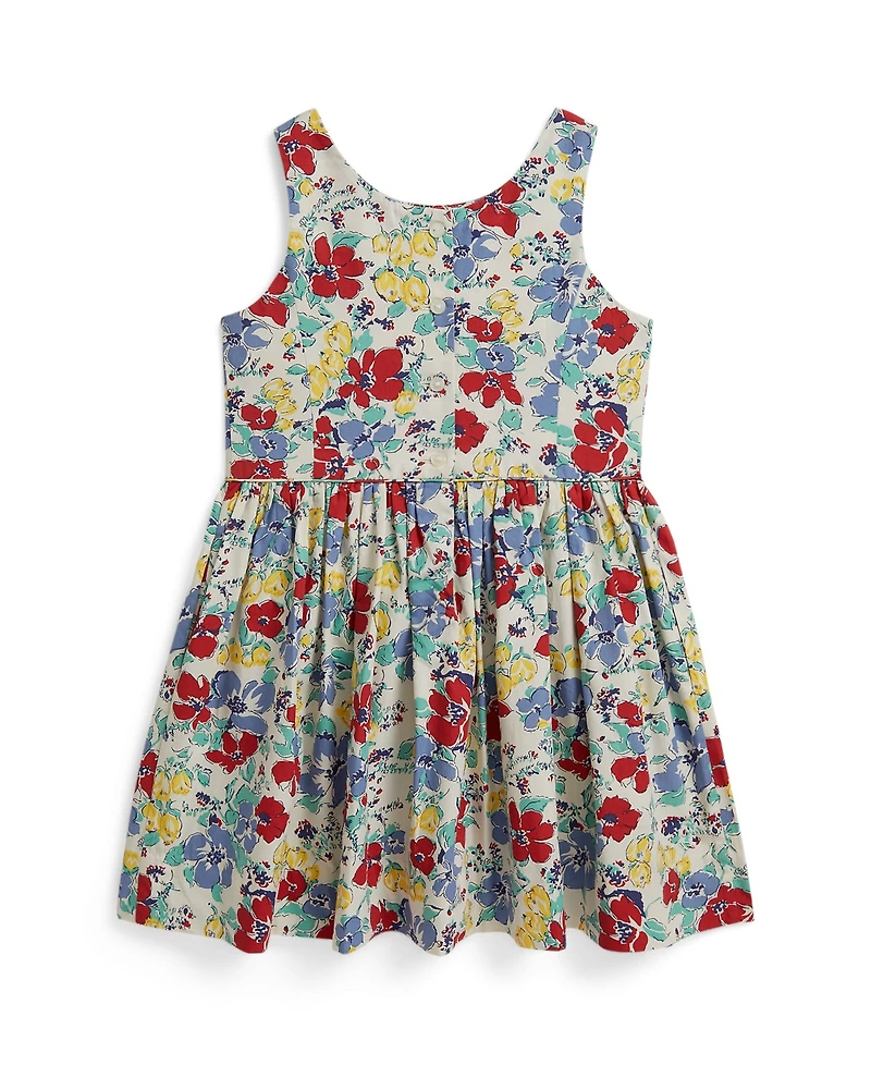 Polo Ralph Lauren Girls' 2T-6X Floral Sleeveless Dress