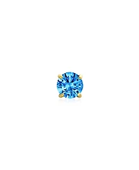Bling Jewelry Tiny 3MM Solitaire Cz Cartilage 1 Stud Earring 14K Gold Screwback