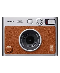 Fujifilm Instax Mini Evo Instant Film Camera, Brown + Essentials Kit