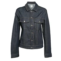 Pre-Owned Zadig & Voltaire Women's Pre-Owned Zadig and Voltaire Blue Denim Button Front Base Brut Jacket