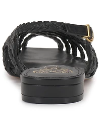 Vince Camuto Women's Stiorra Almond Toe Braided Slingback Flat Sandals