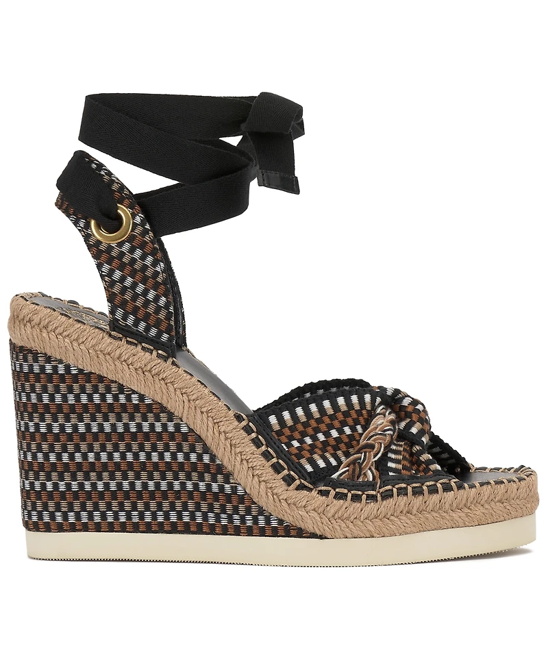 Vince Camuto Women's Bealie Ankle Wrap Wedge Heel Sandals