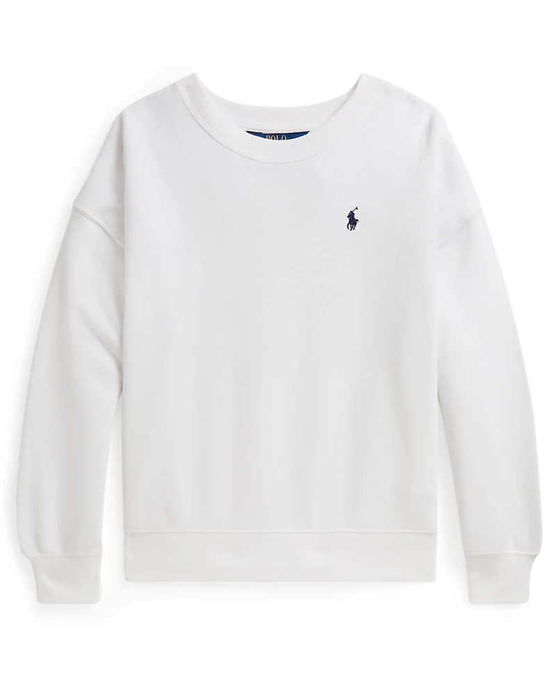 Polo Ralph Lauren Girls' 7-16 Logo Crewneck Sweatshirt