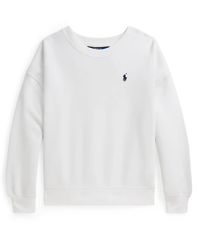 Polo Ralph Lauren Girls' 7-16 Logo Crewneck Sweatshirt