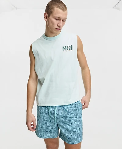 Mode of One Men's Relaxed Flamingo Muscle Tank, Macy's Exclusive