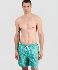 Club Room Men's Sail Toile Swim Trunks, Macy's Exclusive