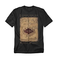 Harry Potter Men's Marauder's Map Words T Shirt