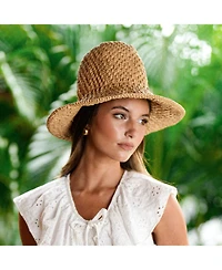 Brunna.co The Nina Raffia Hat In Beige