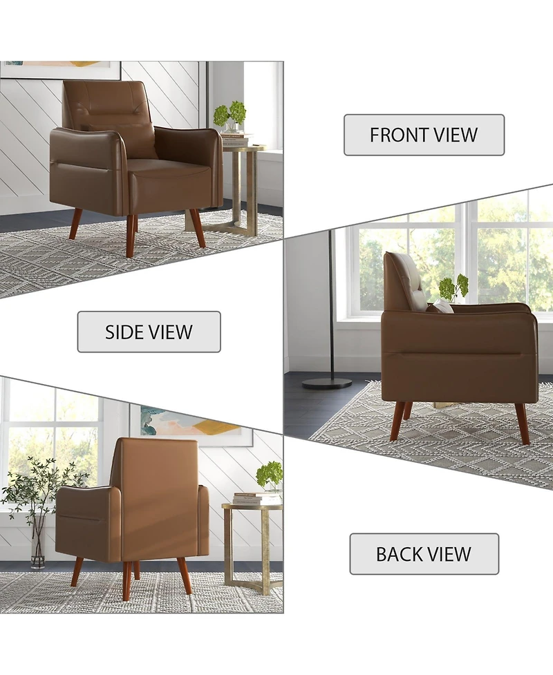 Boyel Living Accent Chair, Upholstered Arm Chair For Living Room Bedroom