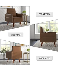 Boyel Living Accent Chair, Upholstered Arm Chair For Living Room Bedroom