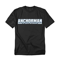 Anchorman Men's The Legend Of Ron Burgundy Metallic Logo T Shirt