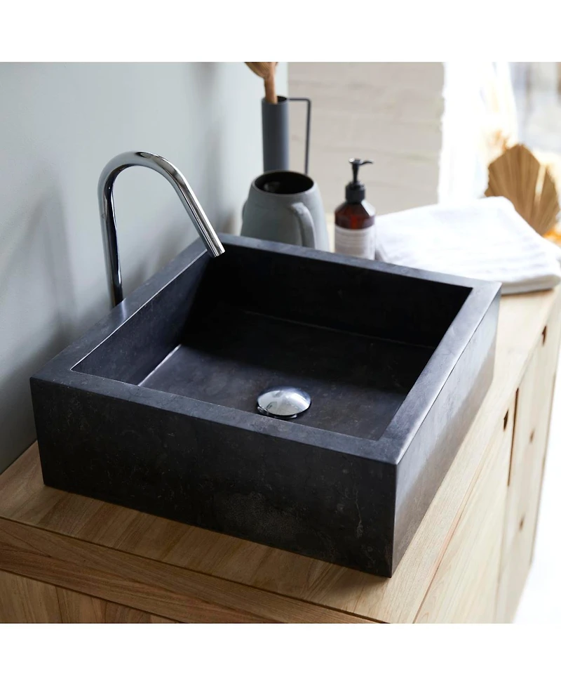 Tikamoon Marble Slats Washbasin