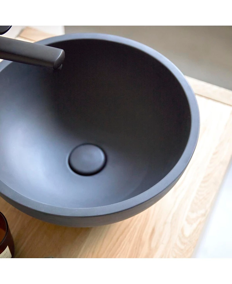 Tikamoon Micha round confetti terrazzo basin