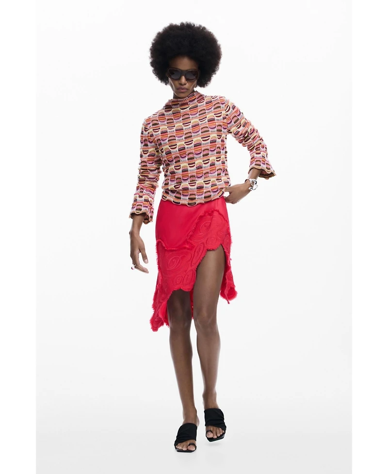 Desigual Women's Colorful knit sweater