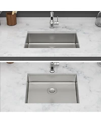 Kitchen Sinks 27x18 x5.5inch Ada Compliant Kitchen Sink Undermount Stainless Steel Single Bowl 16 Gauge