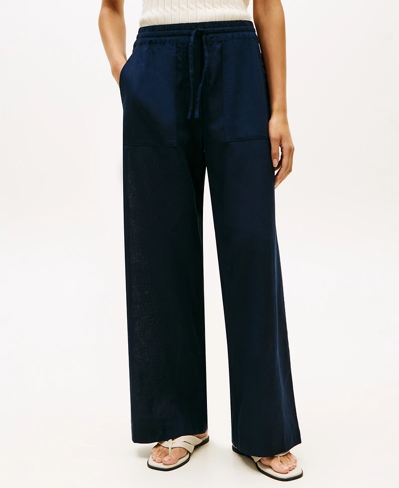 Tommy Hilfiger Women's Wide-Leg Pull-On Pants