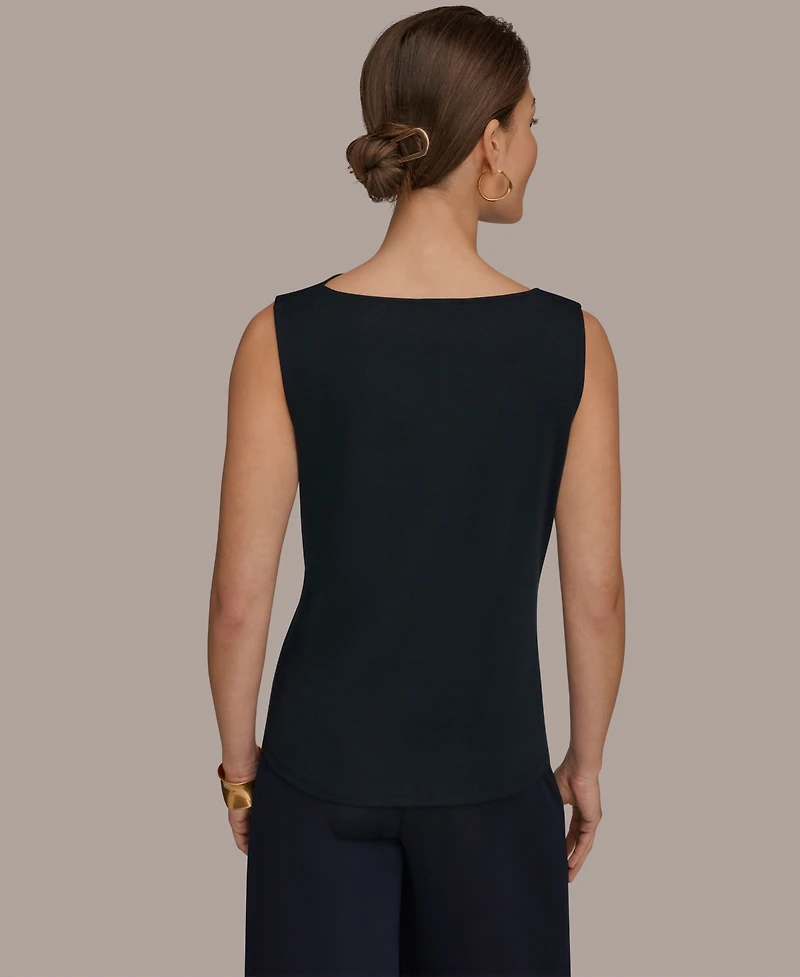 Donna Karan New York Women's Cowl Neck Top