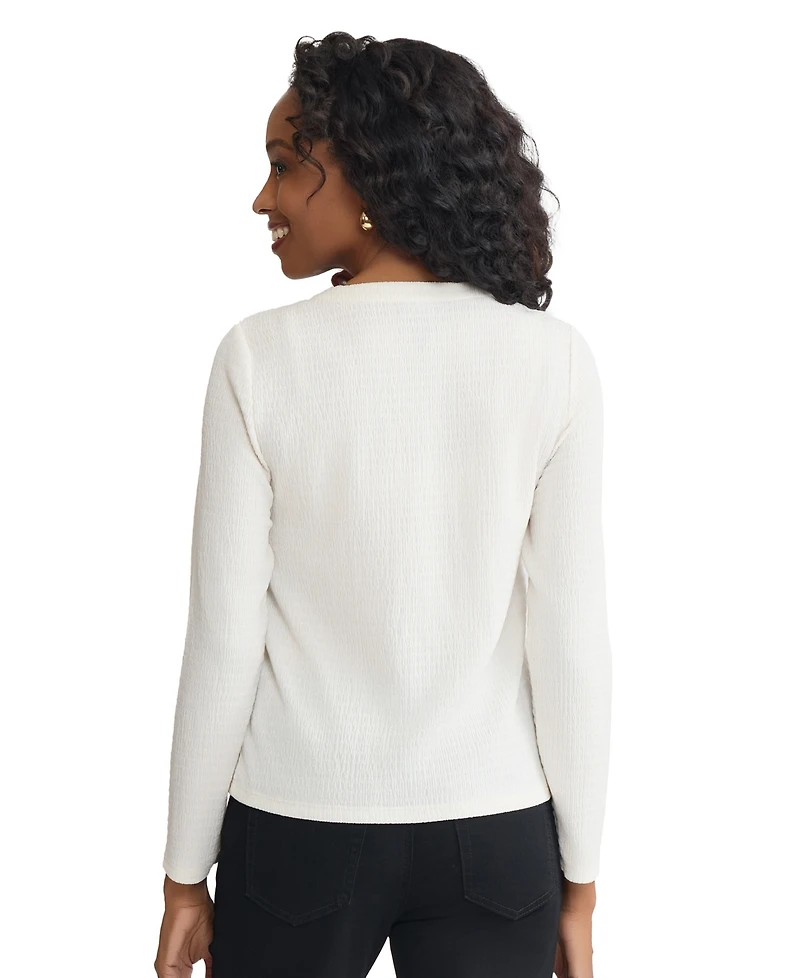 Jones New York Women's Button-Front Cardigan