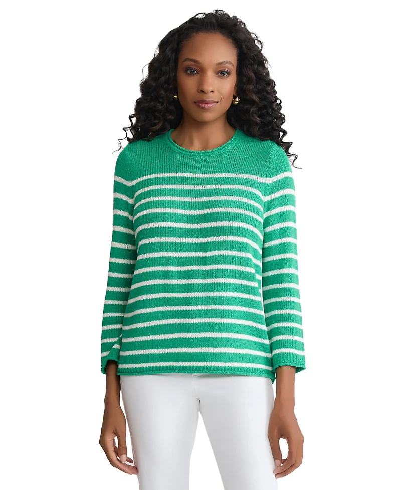 Jones New York Women's Crew Neck Top