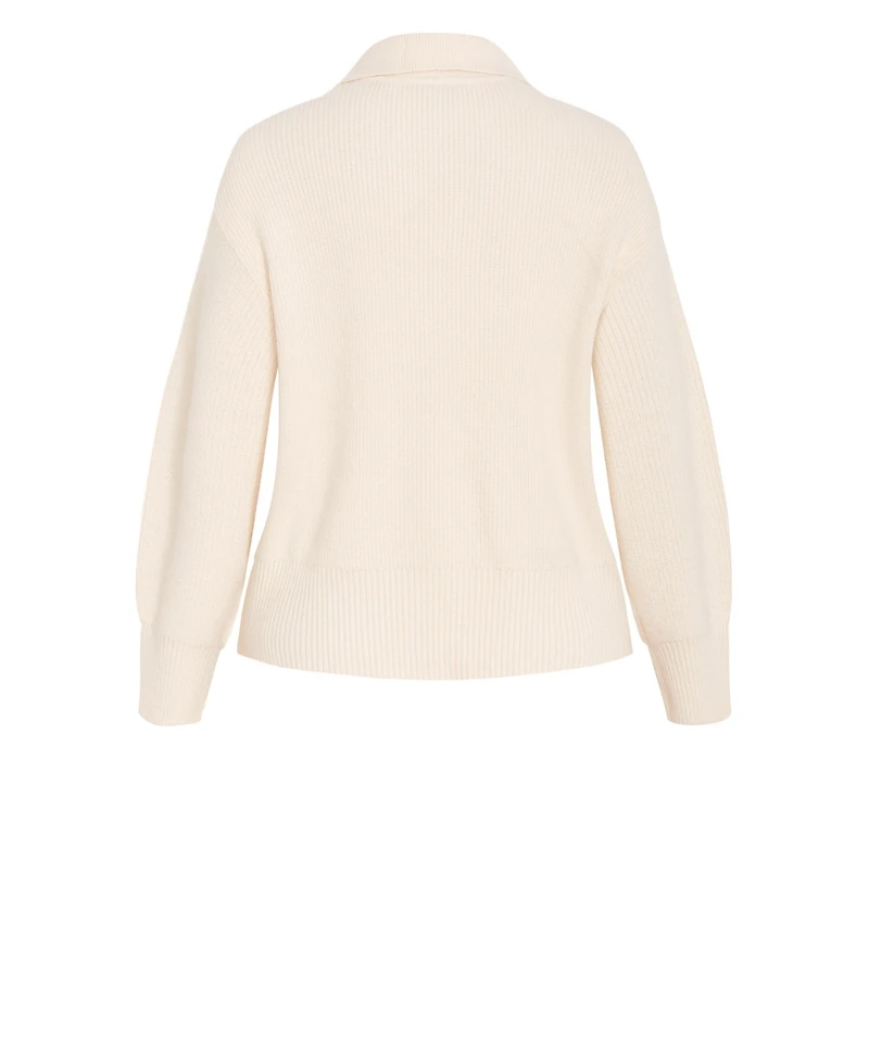 City Chic Plus Star Alley Sweater