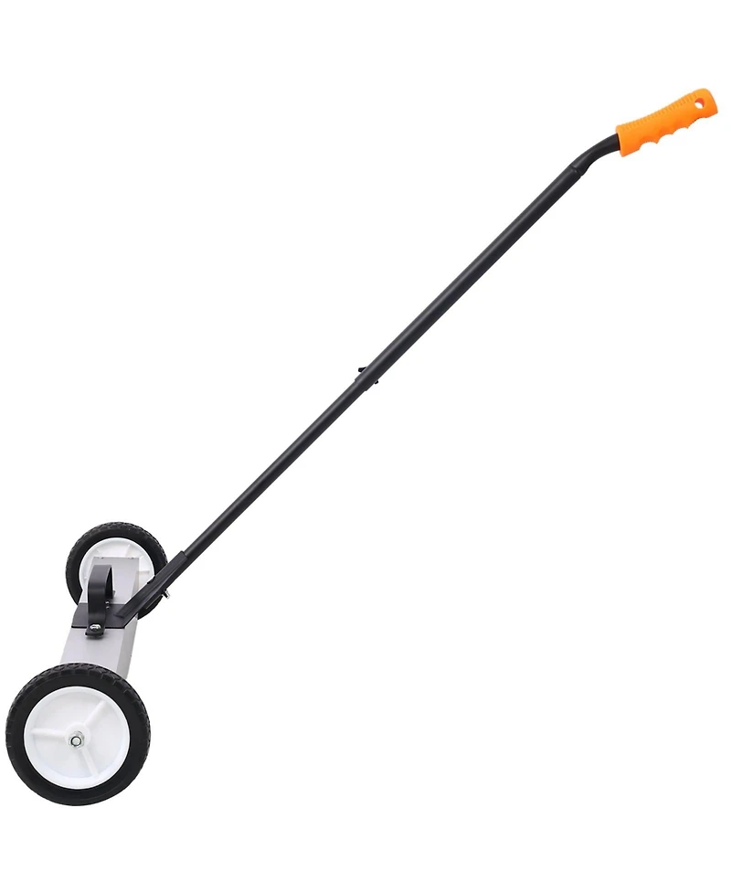 Flynama 36 Inch Heavy Duty Rolling Magnetic Sweeper with 30LB Capacity and Quick Release