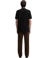 Boss by Hugo Men's Mercerized Cotton Basket Weave T-Shirt