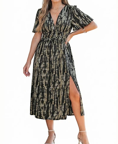 Cupshe Women's Elegant A-Line Beach Dress