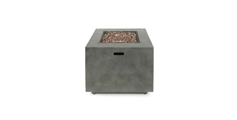 Flynama Square Iron Fire Pit-50 000 Btu