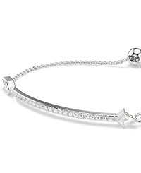 Swarovski Mixed Cuts, Arrow, White, Rhodium Plated Bracelet