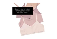 Tahari Girls 4-Pack Seamless Bralette Set