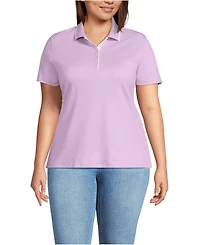 Lands' End Plus Supima Cotton Polo Shirt