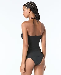 Michael Kors Women's Bandeau Neck Tankini Top