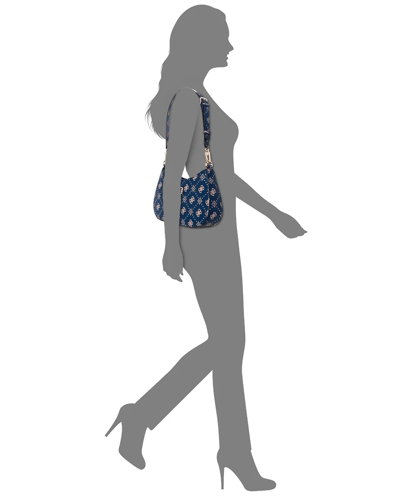 Guess Emelie Logo Top Zip Medium Shoulder Bag