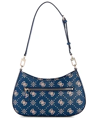 Guess Emelie Logo Top Zip Medium Shoulder Bag