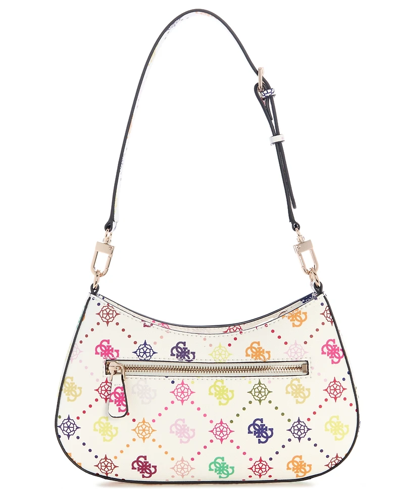 Guess Emelie Logo Top Zip Medium Shoulder Bag