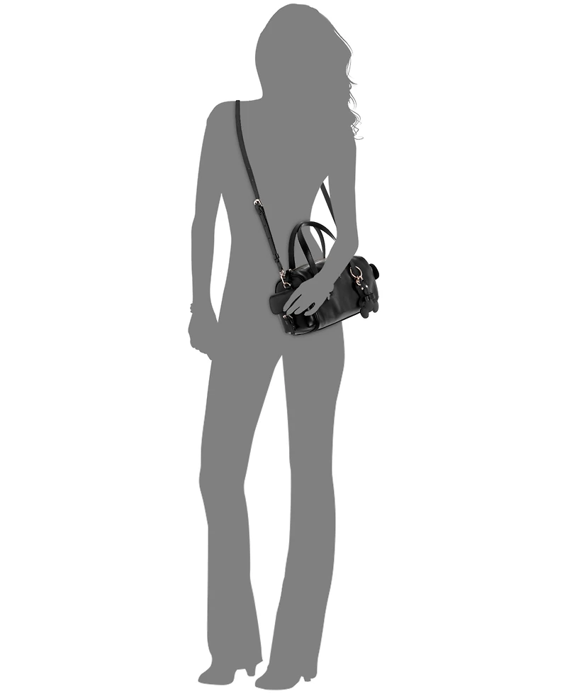 Guess Kassie Small Box Top Zip Satchel Bag