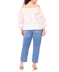 Vince Camuto Plus Off-The-Shoulder Top