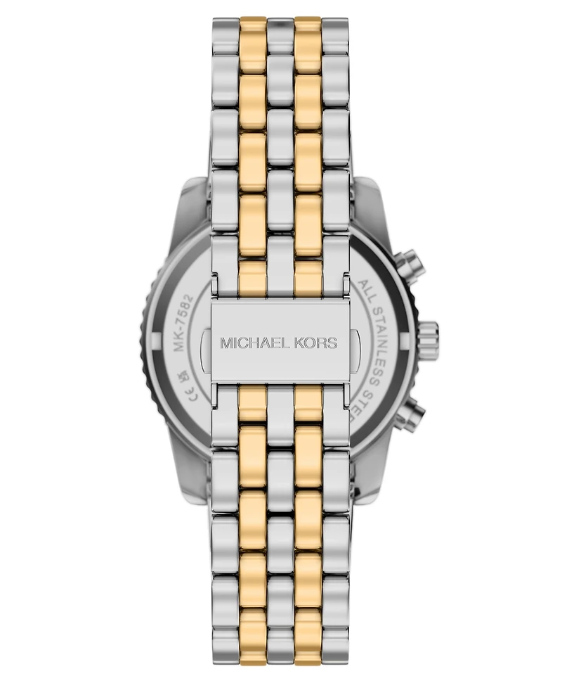 Michael Kors Women's Bryant Chronograph Two-Tone Stainless Steel Watch, 35mm