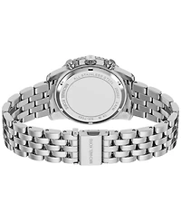 Michael Kors Women's Bryant Chronograph Silver-Tone Stainless Steel Watch, 35mm