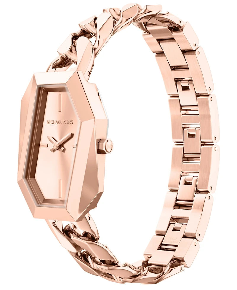 Michael Kors Women's Suri Two-Hand Rose Gold-Tone Stainless Steel Watch, 25mm