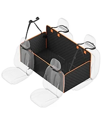 Cozito Waterproof Dog Car Seat Cover for Back Seat, 51.2 x 27.6 in, 600D Heavy-Duty Protection for Suv