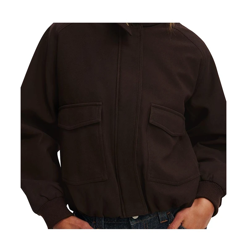 Cotton On Women's Clover Funnel Neck Bomber