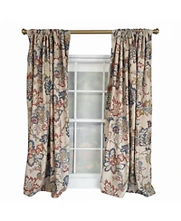 Rlf Home Silvia 100% Cotton Rod Pocket Window Curtain set of 2 Panels