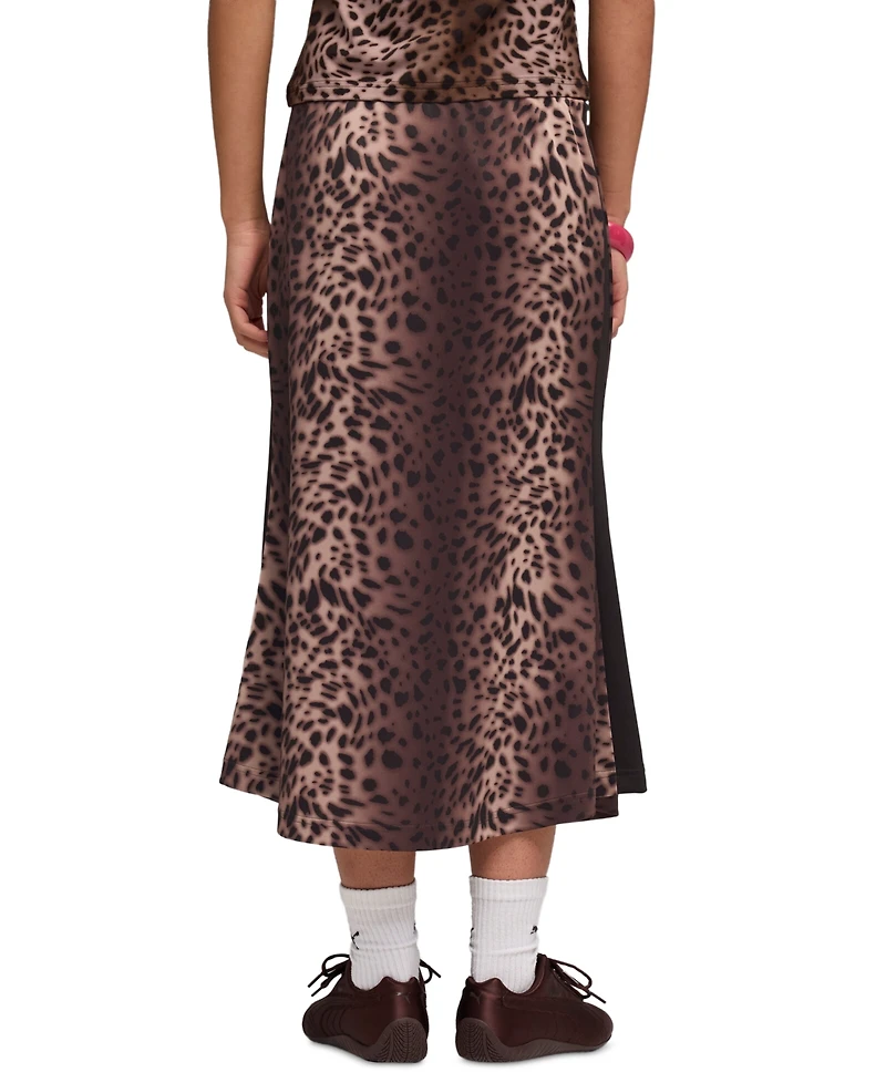 Puma Women's Animal Print Regular-Fit Midi Skirt